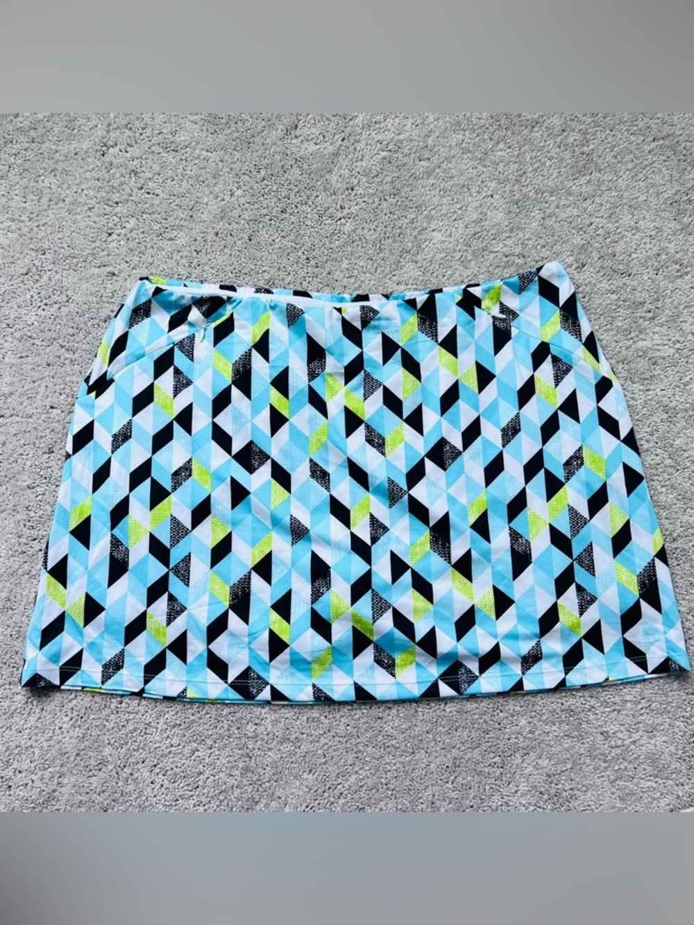 TAIL White Label Women’s Blue Geometric Print Skort XL